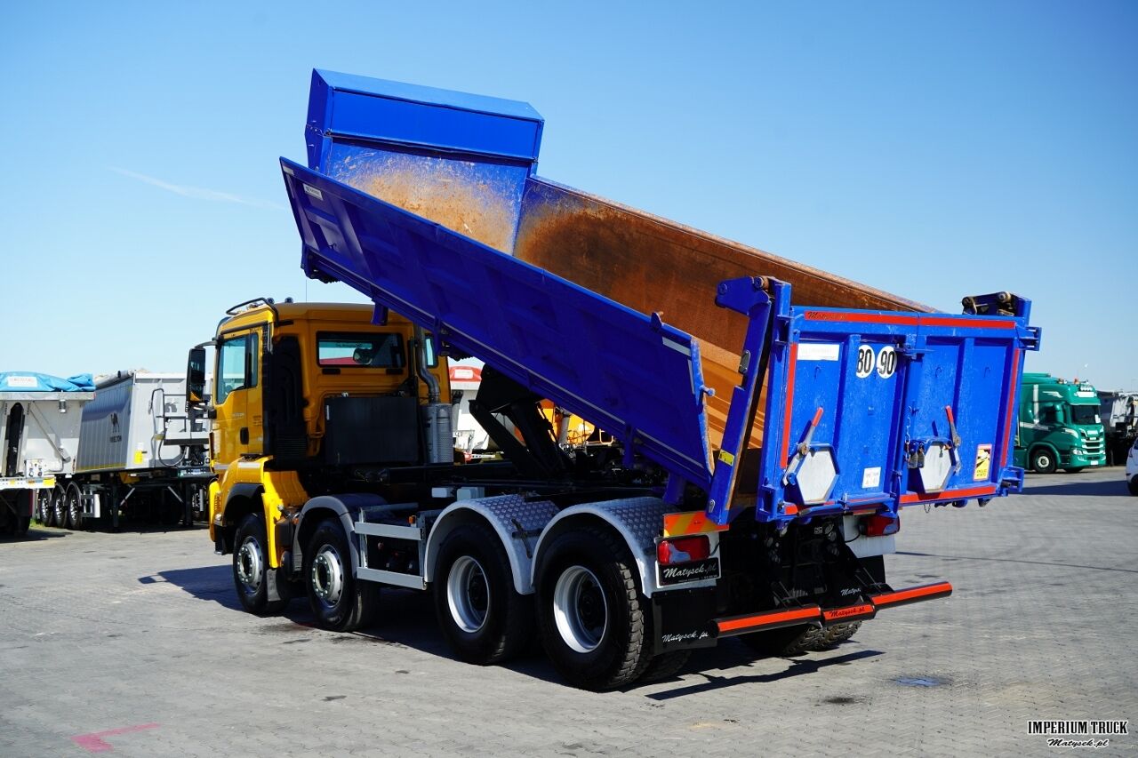 MAN TGS 35.500 / 8x4 / WYWROTKA / HYDROBURTA / BORDMATIK / NAVI / 2019 ROK - Volquete camión: foto 4 MAN TGS 35.500 / 8x4 / WYWROTKA / HYDROBURTA / BORDMATIK / NAVI / 2019 ROK - Volquete camión: foto 4