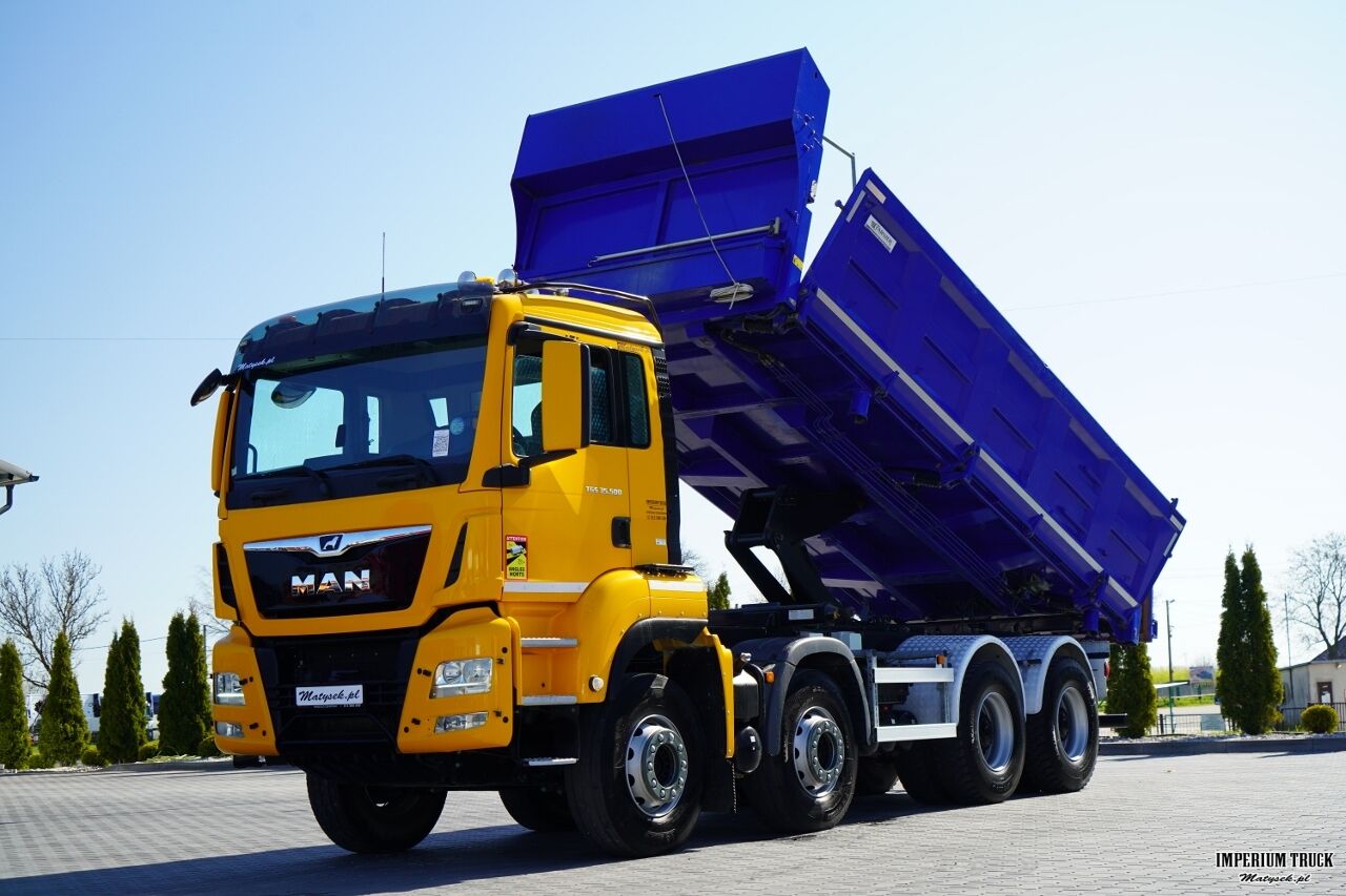 MAN TGS 35.500 / 8x4 / WYWROTKA / HYDROBURTA / BORDMATIK / NAVI / 2019 ROK - Volquete camión: foto 2 MAN TGS 35.500 / 8x4 / WYWROTKA / HYDROBURTA / BORDMATIK / NAVI / 2019 ROK - Volquete camión: foto 2