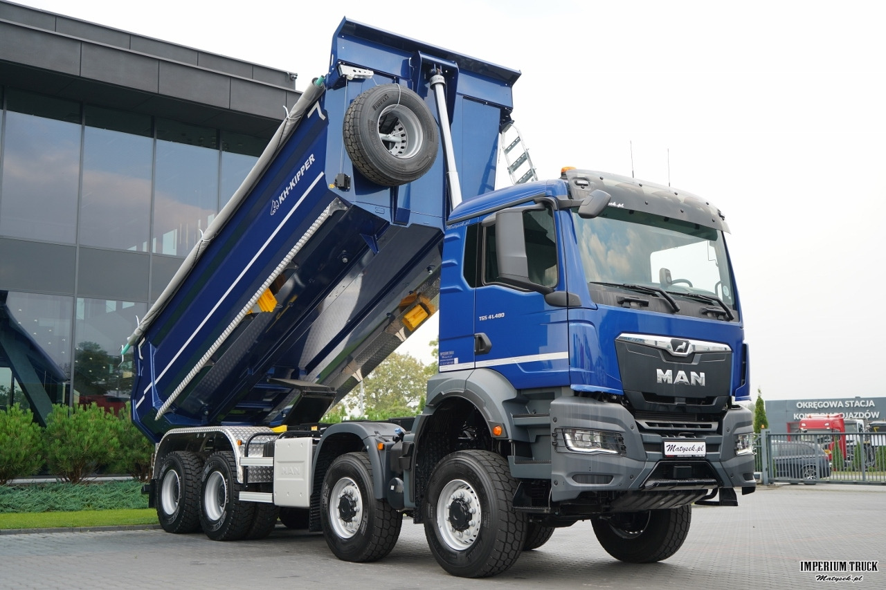 MAN TGS 41.480 / 8X6 / WYWROTKA / AUTOMAT / FABRYCZNIE NOWY / BARDZO BOGATE WYPOSAŻENIE / - Volquete camión: foto 1 MAN TGS 41.480 / 8X6 / WYWROTKA / AUTOMAT / FABRYCZNIE NOWY / BARDZO BOGATE WYPOSAŻENIE / - Volquete camión: foto 1