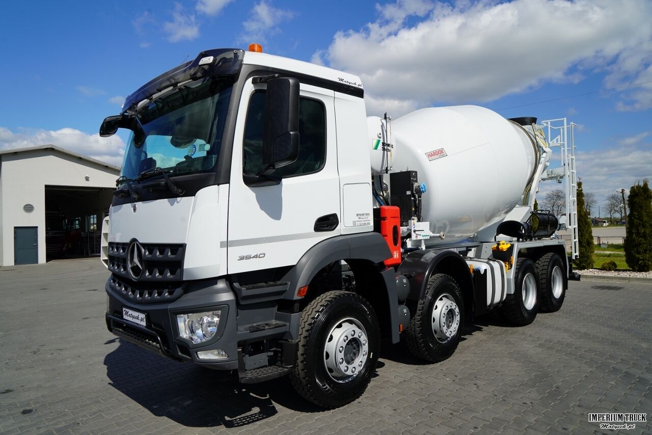 MERCEDES AROCS 3540 / GRUSZKA 9M3 / 8x4 / BETONOMIESZARKA / AUTOMAT / SCHWING STETTER / OPONY 100% / - Camión hormigonera: foto 2 MERCEDES AROCS 3540 / GRUSZKA 9M3 / 8x4 / BETONOMIESZARKA / AUTOMAT / SCHWING STETTER / OPONY 100% / - Camión hormigonera: foto 2
