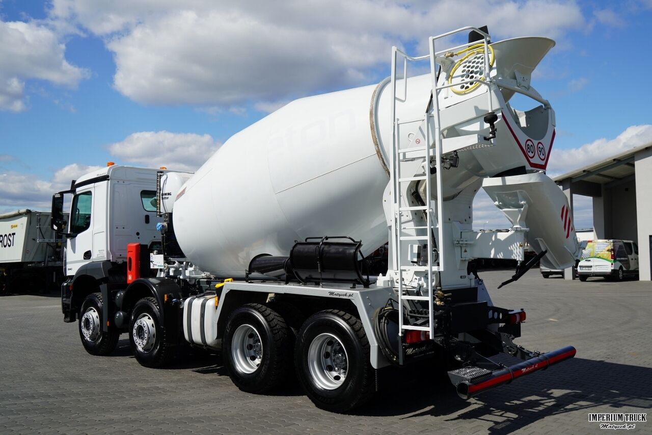 MERCEDES AROCS 3540 / GRUSZKA 9M3 / 8x4 / BETONOMIESZARKA / AUTOMAT / SCHWING STETTER / OPONY 100% / - Camión hormigonera: foto 4 MERCEDES AROCS 3540 / GRUSZKA 9M3 / 8x4 / BETONOMIESZARKA / AUTOMAT / SCHWING STETTER / OPONY 100% / - Camión hormigonera: foto 4