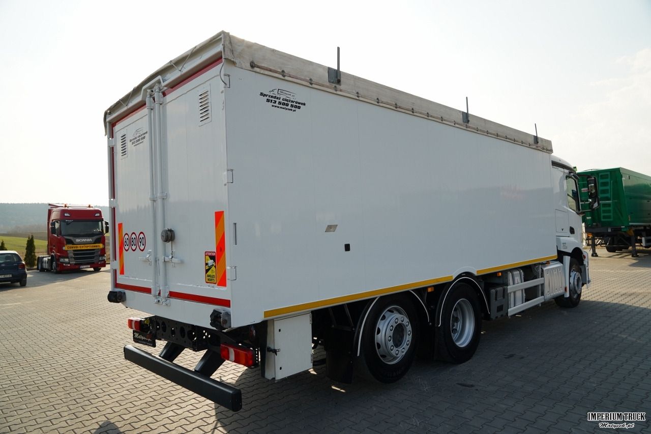 MERCEDES-BENZ ACTROS 2543 / RUCHOMA PODŁOGA / WALKING FLOOR / 6X2 / OŚ SKRĘTNA / PODNOSZONA - Camión caja cerrada: foto 4 MERCEDES-BENZ ACTROS 2543 / RUCHOMA PODŁOGA / WALKING FLOOR / 6X2 / OŚ SKRĘTNA / PODNOSZONA - Camión caja cerrada: foto 4