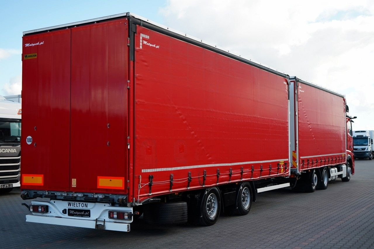 Mercedes-Benz ACTROS 2545 / ZESTAW TANDEM 120 M3 / PRZEJAZDOW - Camión lona: foto 4 Mercedes-Benz ACTROS 2545 / ZESTAW TANDEM 120 M3 / PRZEJAZDOW - Camión lona: foto 4