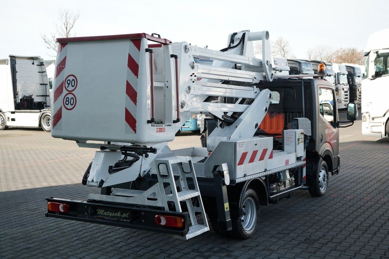 Camión con plataforma elevadora Nissan CABSTAR / ZWYŻKA 16,3 METRÓW / BLIŹNIAK / UDŹWIG: foto 14