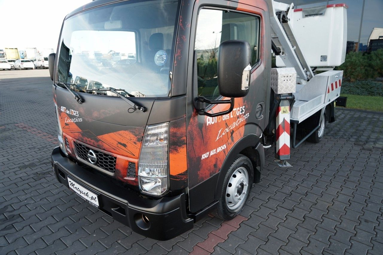 Camión con plataforma elevadora Nissan CABSTAR / ZWYŻKA 16,3 METRÓW / BLIŹNIAK / UDŹWIG: foto 17