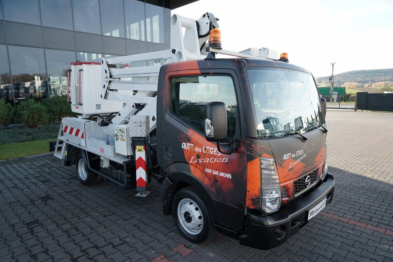 Camión con plataforma elevadora Nissan CABSTAR / ZWYŻKA 16,3 METRÓW / BLIŹNIAK / UDŹWIG: foto 8