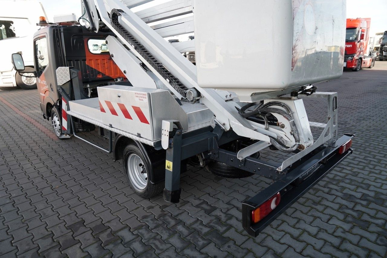 Camión con plataforma elevadora Nissan CABSTAR / ZWYŻKA 16,3 METRÓW / BLIŹNIAK / UDŹWIG: foto 19