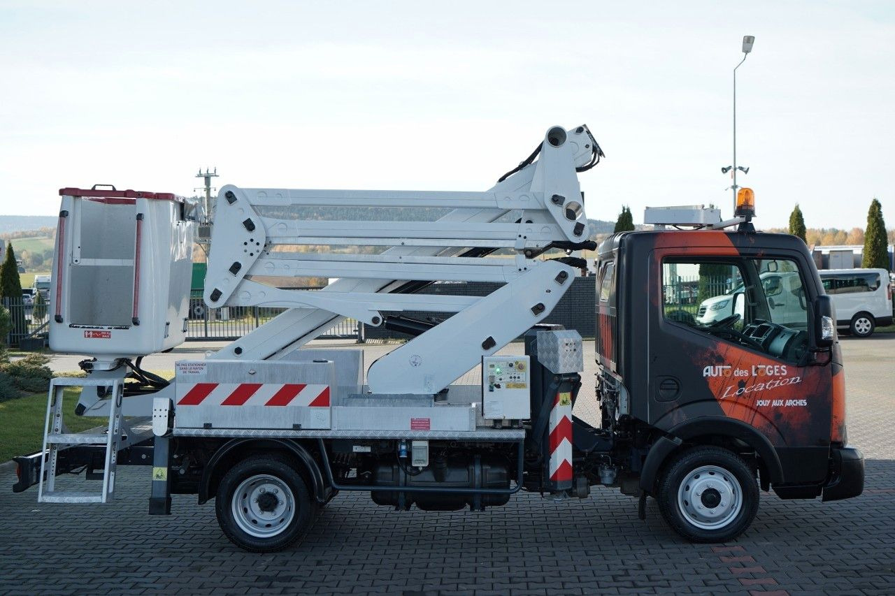 Camión con plataforma elevadora Nissan CABSTAR / ZWYŻKA 16,3 METRÓW / BLIŹNIAK / UDŹWIG: foto 15