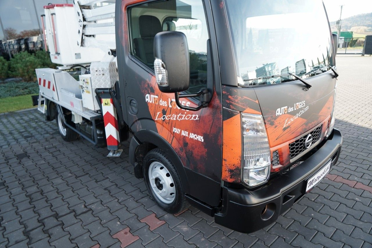 Camión con plataforma elevadora Nissan CABSTAR / ZWYŻKA 16,3 METRÓW / BLIŹNIAK / UDŹWIG: foto 16