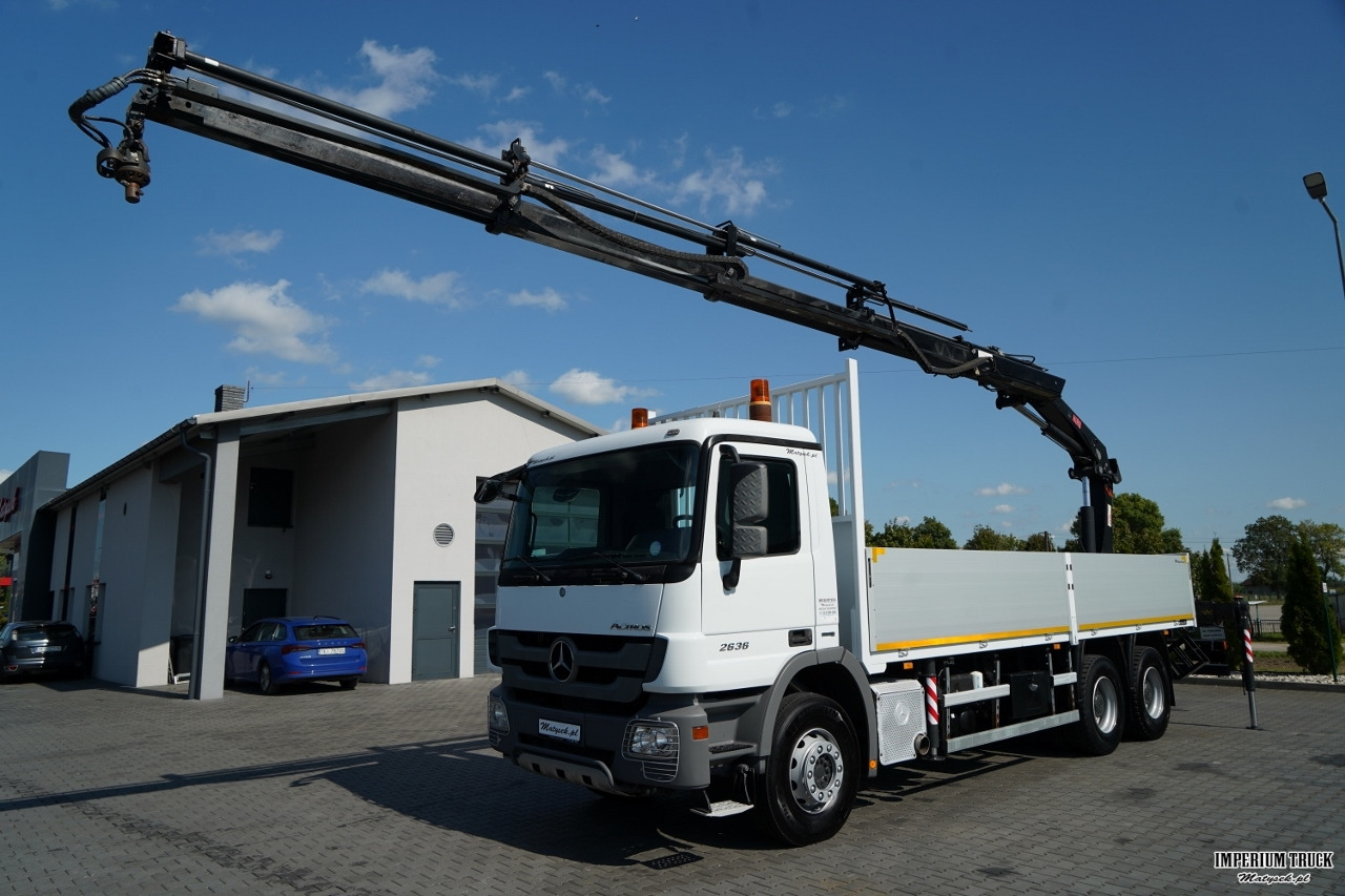 MERCEDES ACTROS 2636 / 6x4 / SKRZYNIOWY 7 M + HDS HIAB 211- WYSÓW 12,6 M / MOCNA PODŁOGA / STEROWANIE RADIOWE / ROTATOR / SPROWADZONY - Otros: foto 2 MERCEDES ACTROS 2636 / 6x4 / SKRZYNIOWY 7 M + HDS HIAB 211- WYSÓW 12,6 M / MOCNA PODŁOGA / STEROWANIE RADIOWE / ROTATOR / SPROWADZONY - Otros: foto 2