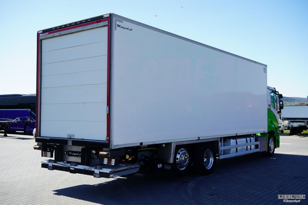 RENAULT T 430 / 6x2 / CHŁODNIA -9 M / AGREGAT CARRIER SUPRA 1250 / WINDA ZAŁADOWCZA / ROLETA / OŚ PODNOSZONA / SKRĘTNA - Frigorífico camión: foto 5 RENAULT T 430 / 6x2 / CHŁODNIA -9 M / AGREGAT CARRIER SUPRA 1250 / WINDA ZAŁADOWCZA / ROLETA / OŚ PODNOSZONA / SKRĘTNA - Frigorífico camión: foto 5