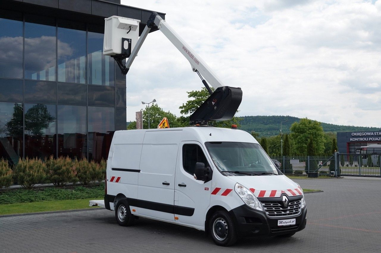 Renault MASTER / PODNOŚNIK KOSZOWY Renault MASTER / PODNOŚNIK KOSZOWY - Camión con plataforma elevadora: foto 1 Renault MASTER / PODNOŚNIK KOSZOWY Renault MASTER / PODNOŚNIK KOSZOWY - Camión con plataforma elevadora: foto 1