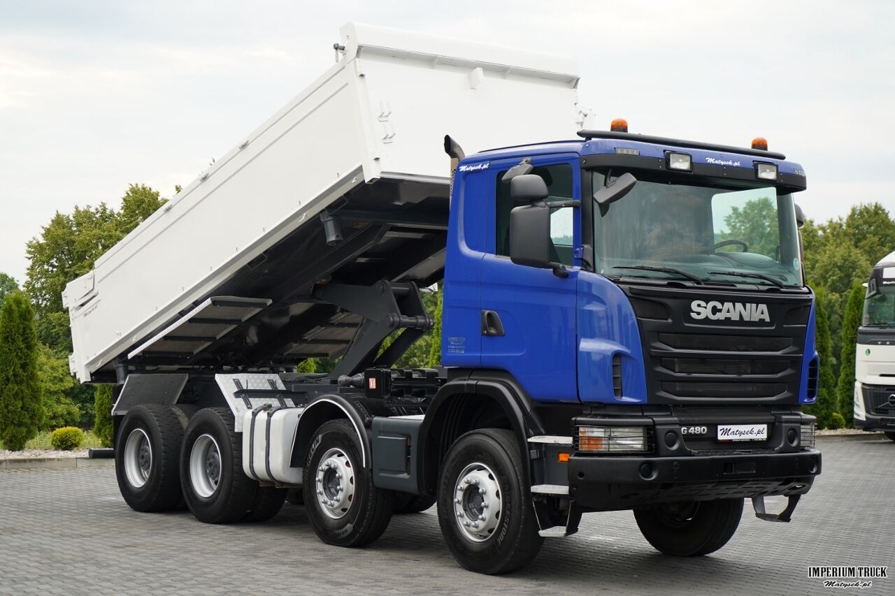 SCANIA G 480 / 8x4 / WYWROTKA DWUSTRONNA / HYDROBURTA / MANUAL - Volquete camión: foto 3 SCANIA G 480 / 8x4 / WYWROTKA DWUSTRONNA / HYDROBURTA / MANUAL - Volquete camión: foto 3