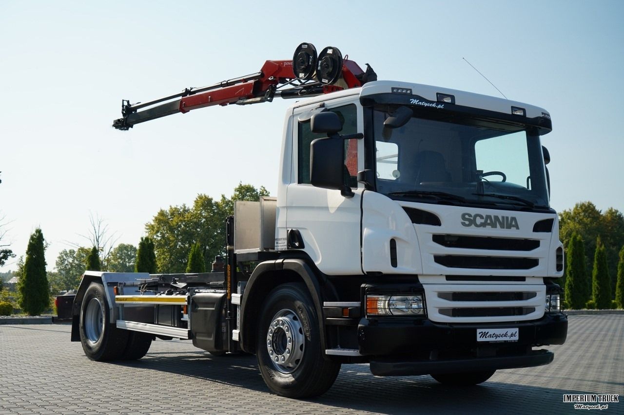 SCANIA P 280 / SIŁOWNIK DO WYWROTU / + HDS HMF 635 / UDŹWIG 1 500 KG / MAX WYSÓW 7 M / STEROWANIE RADIOWE / EURO 6 - Chasis camión, Camión grúa: foto 5 SCANIA P 280 / SIŁOWNIK DO WYWROTU / + HDS HMF 635 / UDŹWIG 1 500 KG / MAX WYSÓW 7 M / STEROWANIE RADIOWE / EURO 6 - Chasis camión, Camión grúa: foto 5