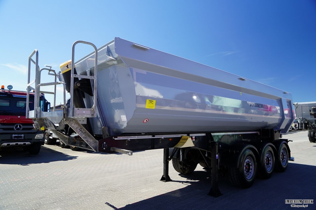 SCHWARZMULLER WYWROTKA / 25 m3 / STALOWA RYNNA / STANDARD / OŚ PODNOSZONA / SAF - Volquete semirremolque: foto 4 SCHWARZMULLER WYWROTKA / 25 m3 / STALOWA RYNNA / STANDARD / OŚ PODNOSZONA / SAF - Volquete semirremolque: foto 4