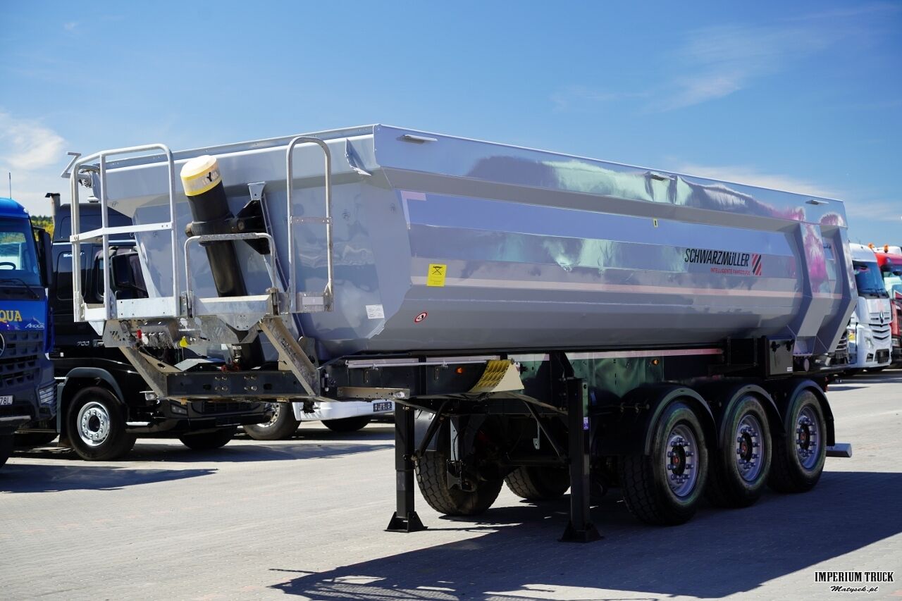 SCHWARZMULLER WYWROTKA / 25 m3 / STALOWA RYNNA / STANDARD / OŚ PODNOSZONA / SAF - Volquete semirremolque: foto 3 SCHWARZMULLER WYWROTKA / 25 m3 / STALOWA RYNNA / STANDARD / OŚ PODNOSZONA / SAF - Volquete semirremolque: foto 3
