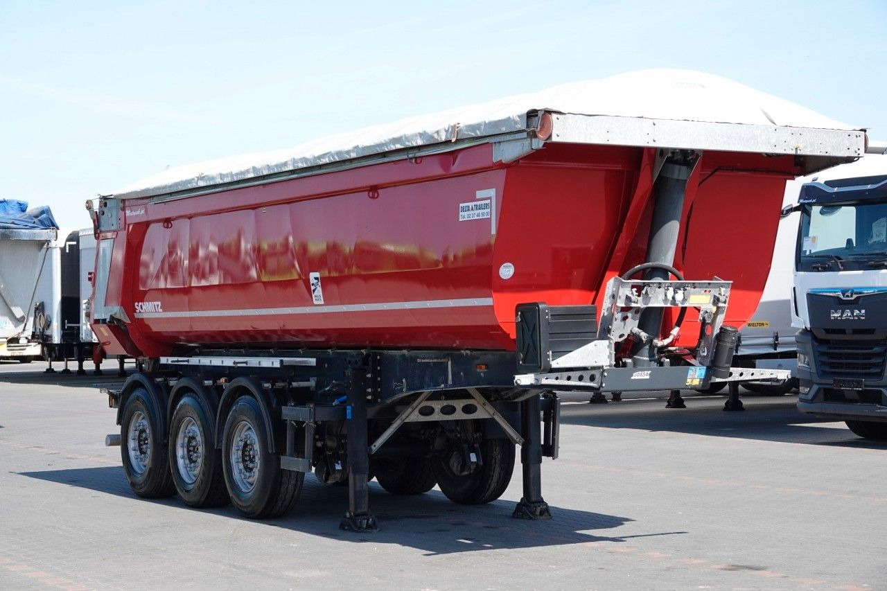 Schmitz Cargobull WYWROTKA / 26 m3 / STALOWA / HYDROKLAPA / OŚ PO - Volquete semirremolque: foto 1 Schmitz Cargobull WYWROTKA / 26 m3 / STALOWA / HYDROKLAPA / OŚ PO - Volquete semirremolque: foto 1