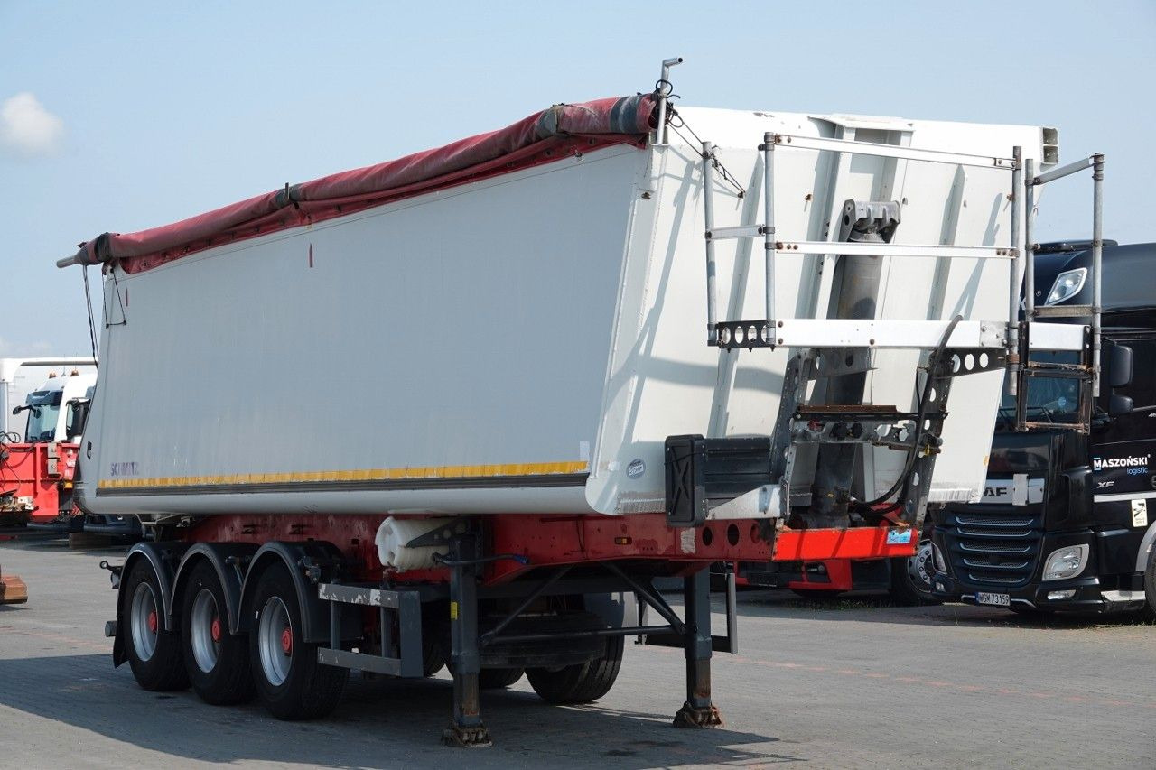 Schmitz Cargobull WYWROTKA 40 M3 / MULDA ALUMINIOWA / OŚ PODNOSZON - Volquete semirremolque: foto 1 Schmitz Cargobull WYWROTKA 40 M3 / MULDA ALUMINIOWA / OŚ PODNOSZON - Volquete semirremolque: foto 1