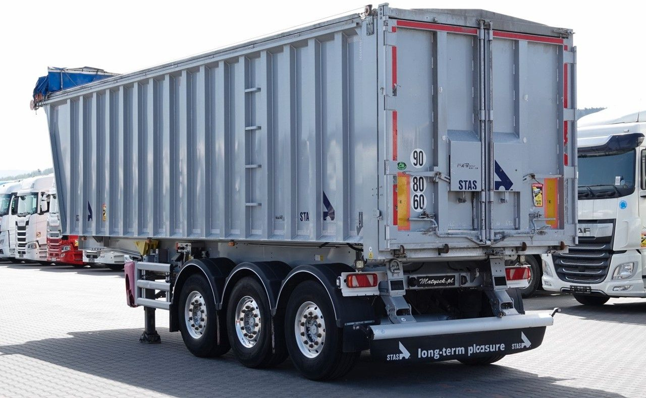 Stas WYWROTKA 43 m3 / ALUMINIOWA / OŚ PODNOSZONA / - Volquete semirremolque: foto 3 Stas WYWROTKA 43 m3 / ALUMINIOWA / OŚ PODNOSZONA / - Volquete semirremolque: foto 3