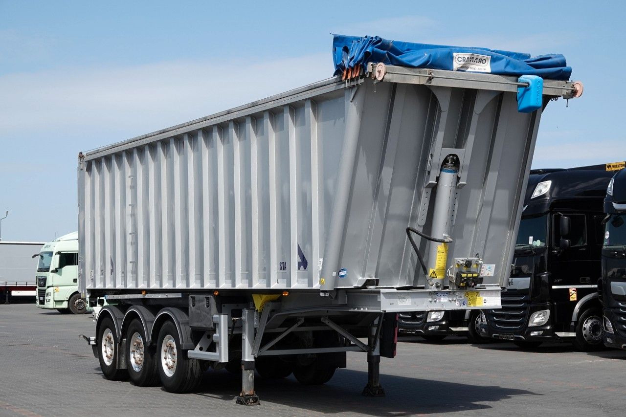 Stas WYWROTKA 43 m3 / ALUMINIOWA / OŚ PODNOSZONA / - Volquete semirremolque: foto 1 Stas WYWROTKA 43 m3 / ALUMINIOWA / OŚ PODNOSZONA / - Volquete semirremolque: foto 1