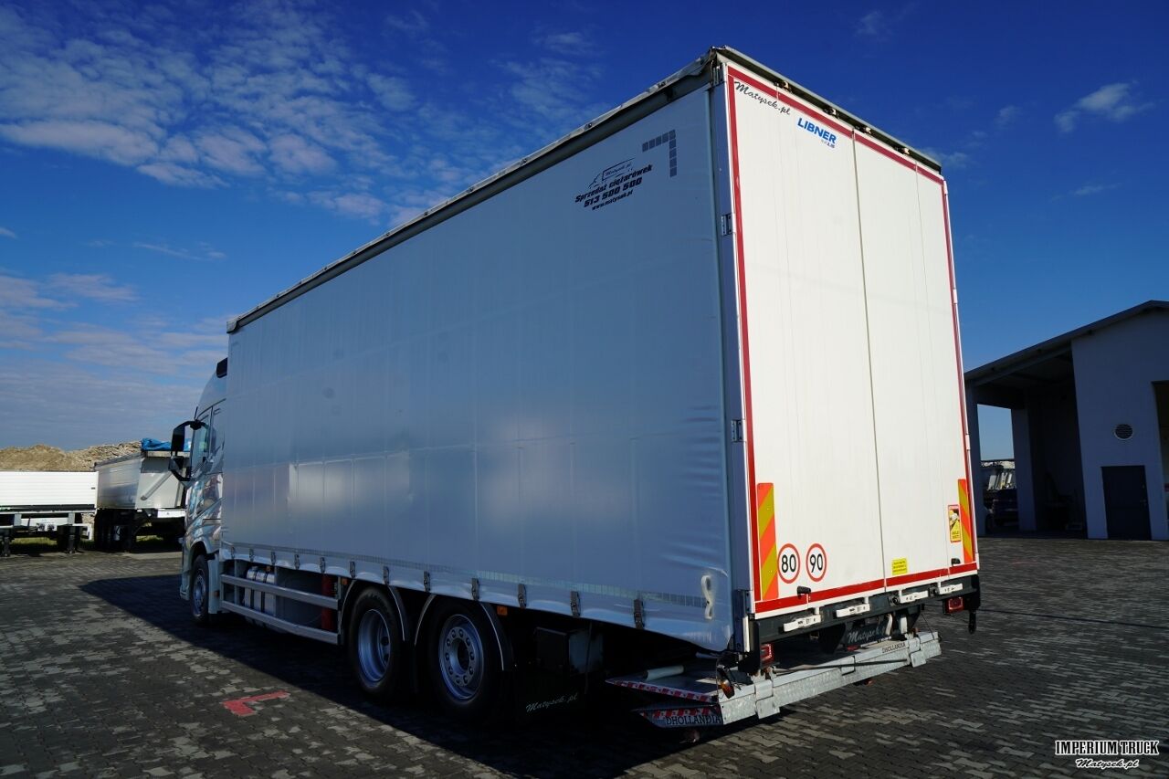 VOLVO FH 500 / SOLÓWKA / 6X2 / KLIMA POSTOJOWA / WINDA DHOLLANDIA / OŚ PODNOSZONA / SKRĘTNA / MOCNA PODŁOGA - Camión lona: foto 3 VOLVO FH 500 / SOLÓWKA / 6X2 / KLIMA POSTOJOWA / WINDA DHOLLANDIA / OŚ PODNOSZONA / SKRĘTNA / MOCNA PODŁOGA - Camión lona: foto 3