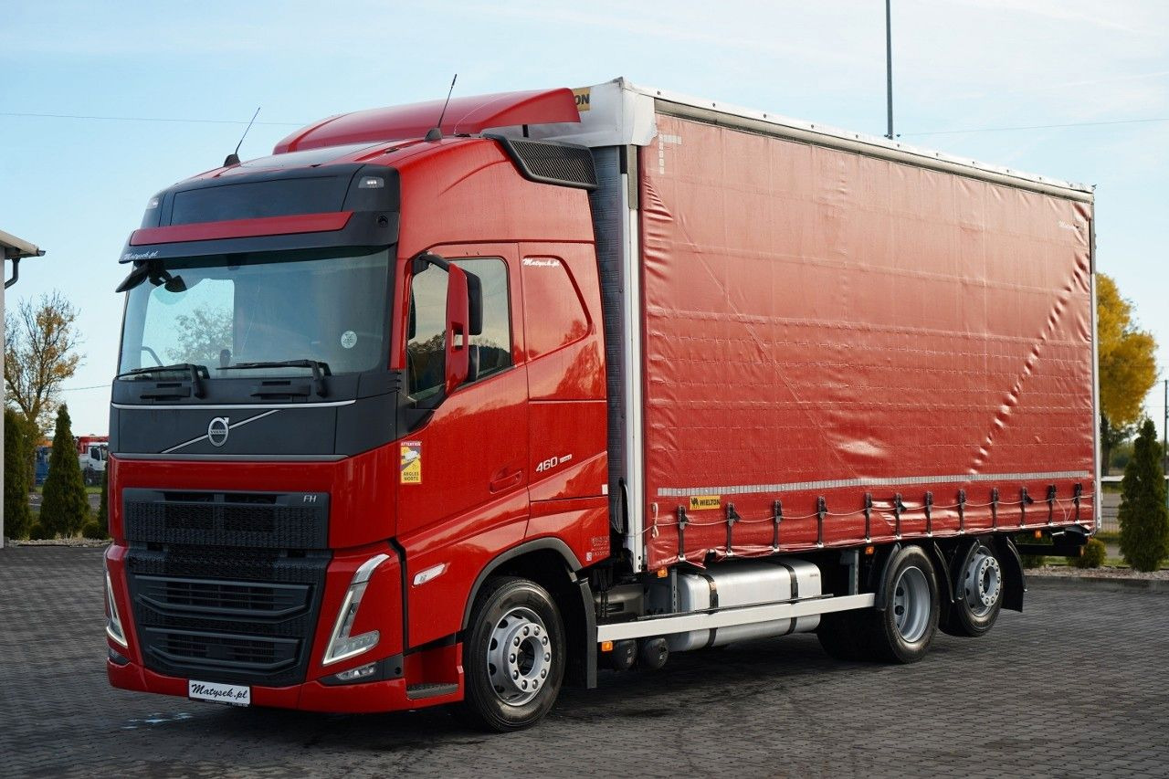 Volvo FH 460 / SOLÓWKA / I-SAVE / I-PARK COOL / OŚ POD - Camión lona: foto 4 Volvo FH 460 / SOLÓWKA / I-SAVE / I-PARK COOL / OŚ POD - Camión lona: foto 4
