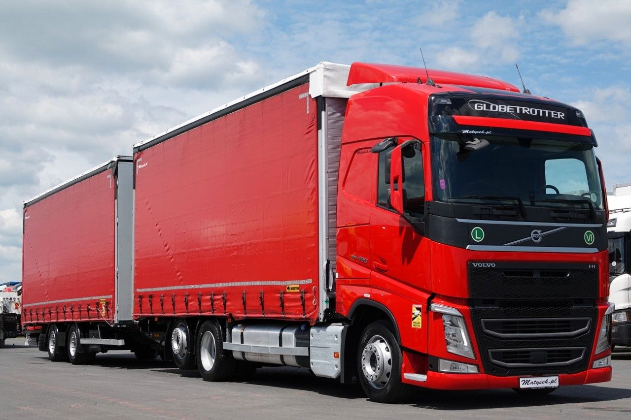 Volvo FH 460 / ZESTAW TANDEM 120 M3 / I-PARK COOL - Camión lona: foto 1 Volvo FH 460 / ZESTAW TANDEM 120 M3 / I-PARK COOL - Camión lona: foto 1
