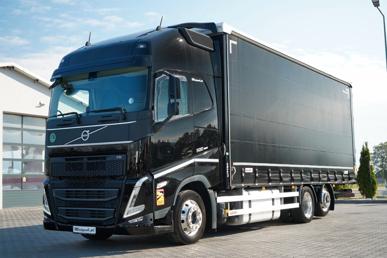 Volvo FH 500 / MEGA / ZESTAW TANDEM PRZEJAZDOWY 120 M3 - Camión lona: foto 1 Volvo FH 500 / MEGA / ZESTAW TANDEM PRZEJAZDOWY 120 M3 - Camión lona: foto 1