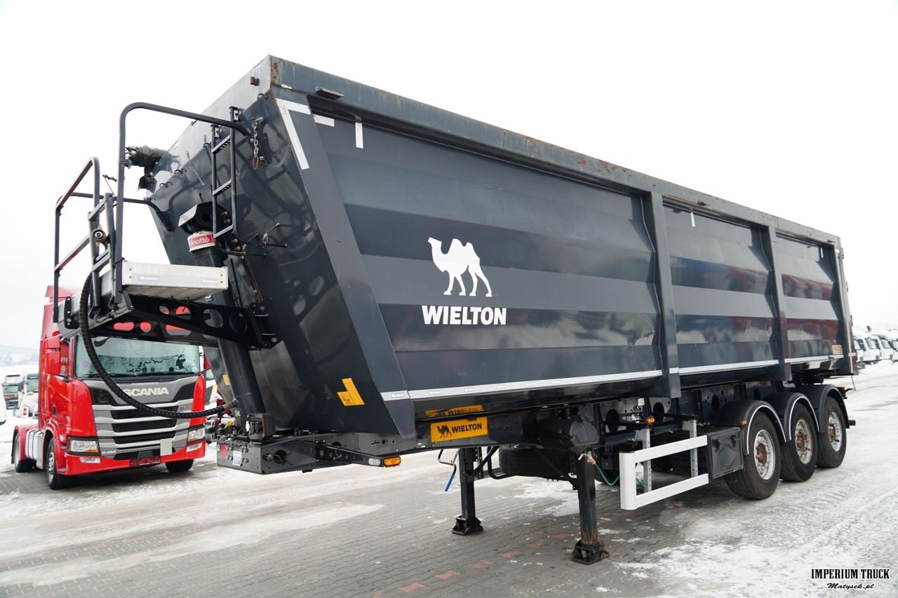 WIELTON / WYWROTKA / 51 M3 / STALOWA / HARDOX / OŚ PODNOSZONA / OSIE SAF - Volquete semirremolque: foto 2 WIELTON / WYWROTKA / 51 M3 / STALOWA / HARDOX / OŚ PODNOSZONA / OSIE SAF - Volquete semirremolque: foto 2