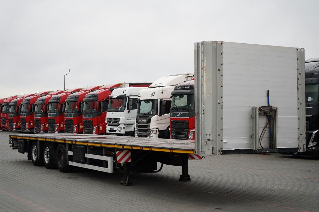 ZASŁAW PLATFORMA NISKOPODWOZIOWA + HAKI PODKONTENERY - Semirremolque plataforma/ Caja abierta: foto 2 ZASŁAW PLATFORMA NISKOPODWOZIOWA + HAKI PODKONTENERY - Semirremolque plataforma/ Caja abierta: foto 2