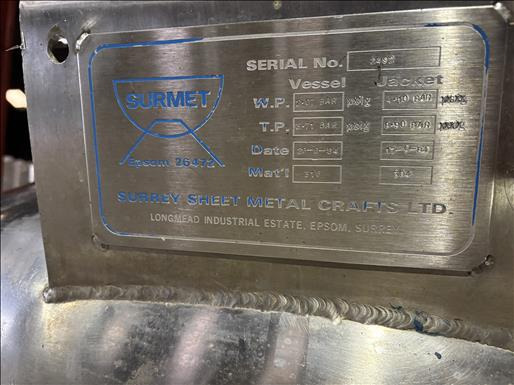 Surmet 1500L Holding tank - Maquinaria de alimentación: foto 4 Surmet 1500L Holding tank - Maquinaria de alimentación: foto 4