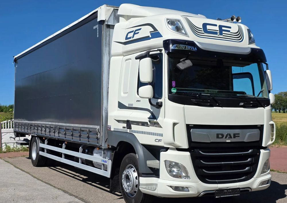 DAF CF290/CF320/FIRANKA/WINDA DHOLLANDIA / E6/JEDEN WŁAŚCICIEL/SPROWADZONY/22PALETY/2019/PODNOSZONY DACH/ JAK NOWY - Camión lona: foto 1 DAF CF290/CF320/FIRANKA/WINDA DHOLLANDIA / E6/JEDEN WŁAŚCICIEL/SPROWADZONY/22PALETY/2019/PODNOSZONY DACH/ JAK NOWY - Camión lona: foto 1