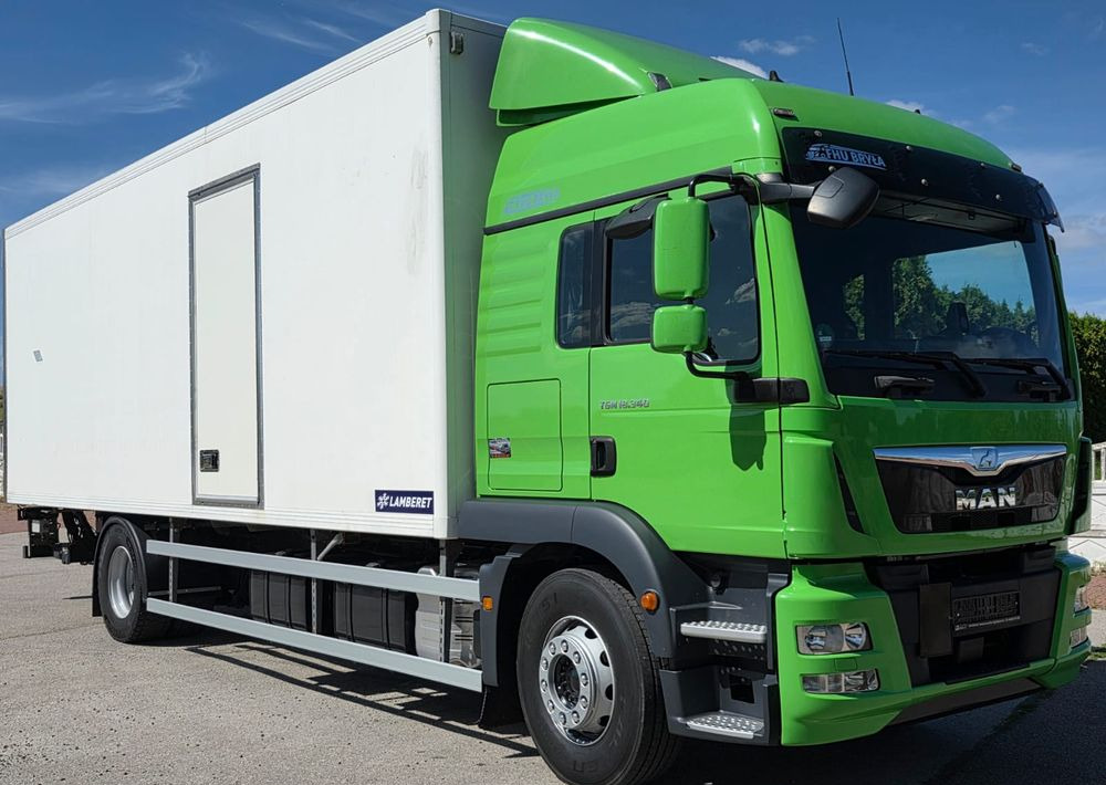 MAN TGM 18.340 / 18.290 / 15.290 / IZOTERMA / WINDA / 19PALET /E6 / SPROWADZONY / AUTOMAT / SYPIALKA / PIERWSZY WŁAŚCICIEL / BOCZNE DRZWI / STAN BARDZO DOBRY - Frigorífico camión: foto 1 MAN TGM 18.340 / 18.290 / 15.290 / IZOTERMA / WINDA / 19PALET /E6 / SPROWADZONY / AUTOMAT / SYPIALKA / PIERWSZY WŁAŚCICIEL / BOCZNE DRZWI / STAN BARDZO DOBRY - Frigorífico camión: foto 1