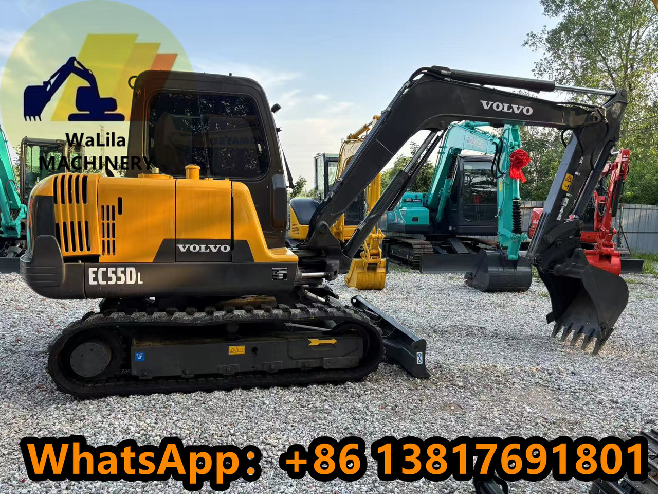 VOLVO EC55 Rubber track version - Miniexcavadora: foto 2 VOLVO EC55 Rubber track version - Miniexcavadora: foto 2