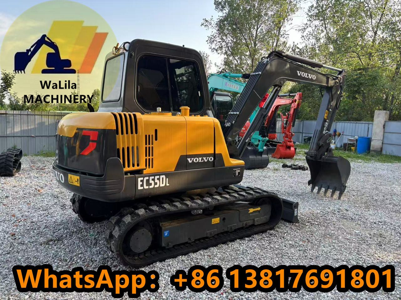 VOLVO EC55 Rubber track version - Miniexcavadora: foto 4 VOLVO EC55 Rubber track version - Miniexcavadora: foto 4