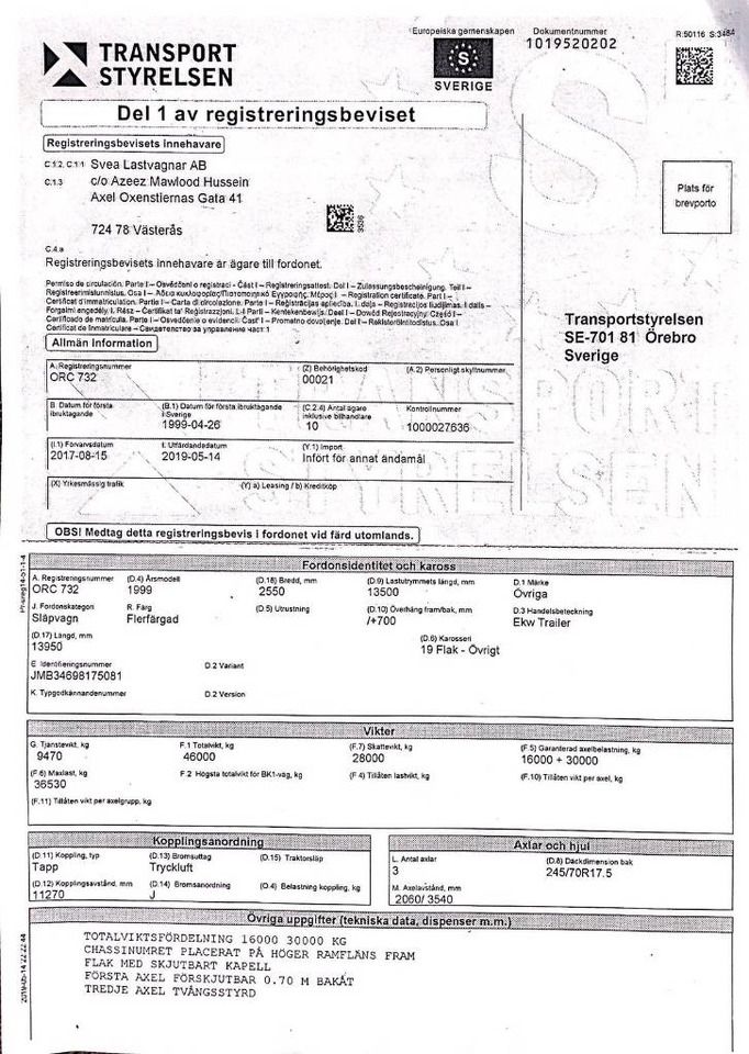 Góndola rebajadas semirremolque EKW 732: foto 7 Góndola rebajadas semirremolque EKW 732: foto 7