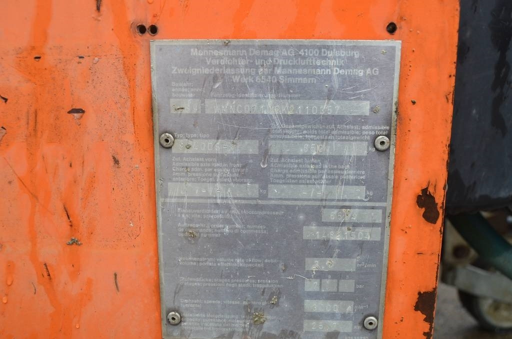 Mannesman Domag SC 40 DS-1 - Compresor de aire: foto 5 Mannesman Domag SC 40 DS-1 - Compresor de aire: foto 5
