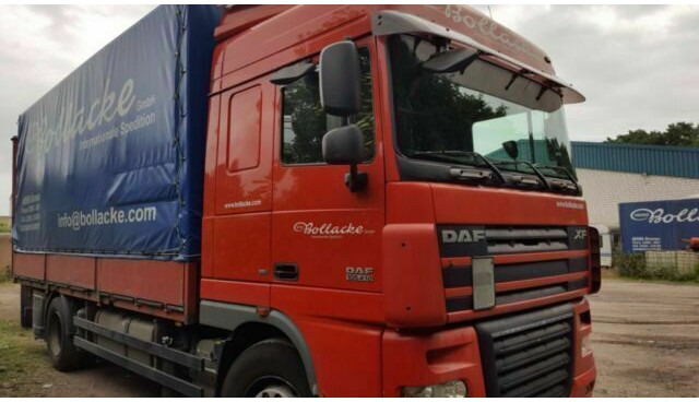 DAF 105-410 XF Plane Spriegel German Truck - Camión lona: foto 2 DAF 105-410 XF Plane Spriegel German Truck - Camión lona: foto 2
