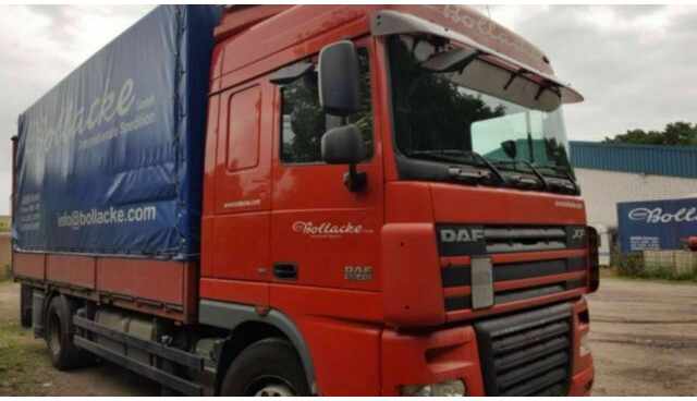 DAF 105-410Spacs Cap G.Haus/Hoch German TrucRetarder - Camión lona: foto 1 DAF 105-410Spacs Cap G.Haus/Hoch German TrucRetarder - Camión lona: foto 1