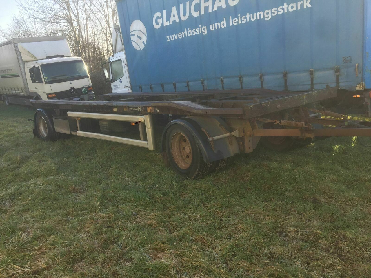 Hüffermann HAR18.70L - Remolque multilift/ Portacontenedores de cadenas: foto 2 Hüffermann HAR18.70L - Remolque multilift/ Portacontenedores de cadenas: foto 2