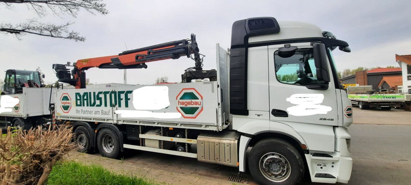 Mercedes-Benz 2545 Actros Pritsche Kran Palfinger PK21001 - Camión caja abierta, Camión grúa: foto 3 Mercedes-Benz 2545 Actros Pritsche Kran Palfinger PK21001 - Camión caja abierta, Camión grúa: foto 3
