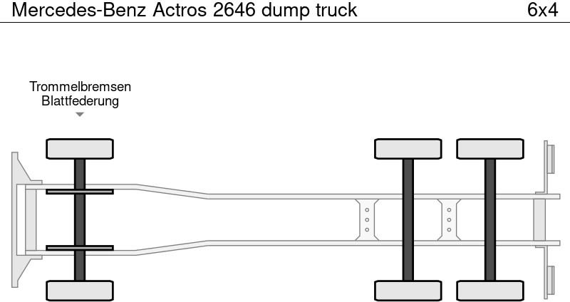 Volquete camión Mercedes-Benz Actros 2646: foto 10