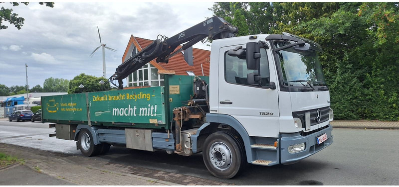 Mercedes-Benz Atego 1529 - Camión caja abierta, Camión grúa: foto 1 Mercedes-Benz Atego 1529 - Camión caja abierta, Camión grúa: foto 1