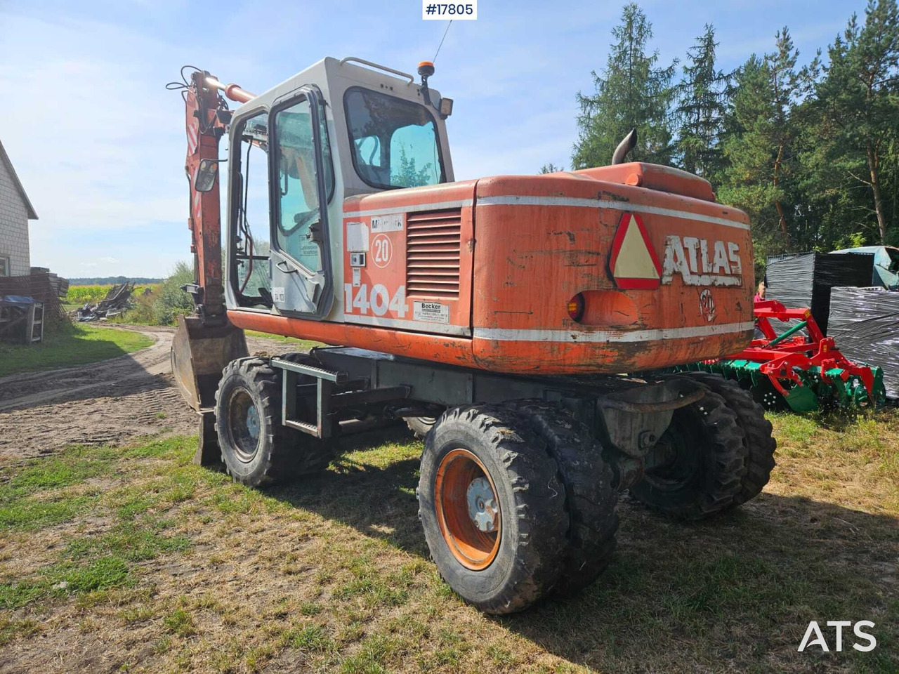 1995 Atlas 1404 - Excavadora de ruedas: foto 5 1995 Atlas 1404 - Excavadora de ruedas: foto 5