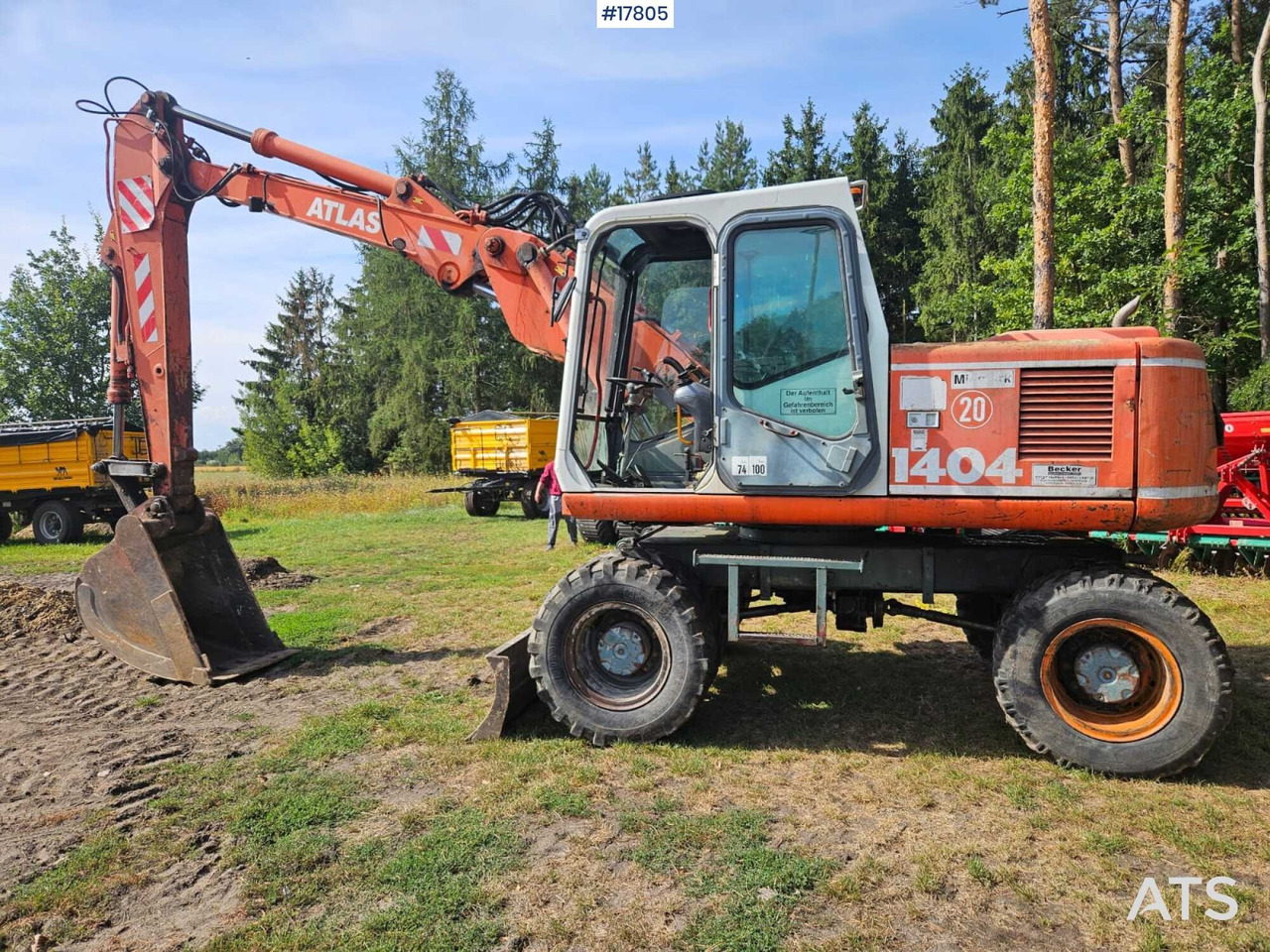 1995 Atlas 1404 - Excavadora de ruedas: foto 4 1995 Atlas 1404 - Excavadora de ruedas: foto 4