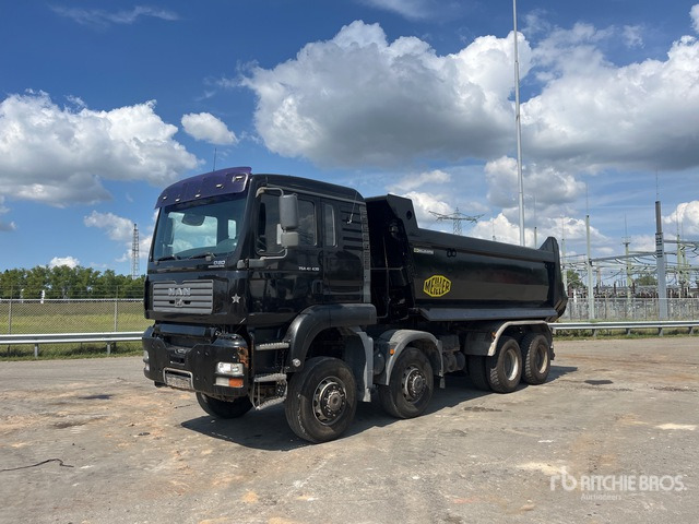 2006 MAN TGA41.430 8x8 Twin-Steer Sleeper Tri/A Dump Truck - Desbrozadora de martillos/ Trituradora: foto 2 2006 MAN TGA41.430 8x8 Twin-Steer Sleeper Tri/A Dump Truck - Desbrozadora de martillos/ Trituradora: foto 2