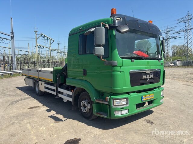 2011 MAN TGL12.220 2010 Palfinger PK 4501 Knuckle ... Flatbed Truck with Crane - Camión caja abierta, Camión grúa: foto 5 2011 MAN TGL12.220 2010 Palfinger PK 4501 Knuckle ... Flatbed Truck with Crane - Camión caja abierta, Camión grúa: foto 5