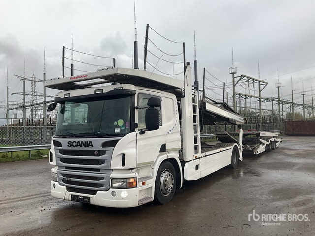 2015 Scania P410 4x2 Sleeper Car Carrier Truck - Portavehículos camión: foto 1 2015 Scania P410 4x2 Sleeper Car Carrier Truck - Portavehículos camión: foto 1