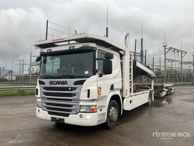 2018 Scania P410 4x2 Sleeper Car Carrier Truck - Portavehículos camión: foto 1 2018 Scania P410 4x2 Sleeper Car Carrier Truck - Portavehículos camión: foto 1