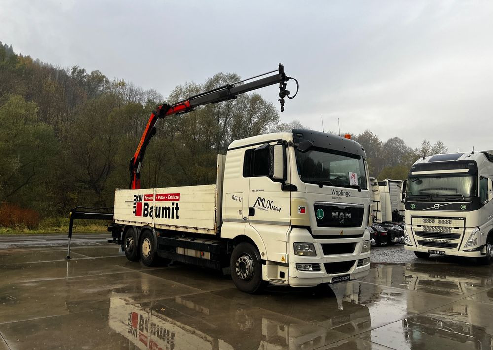 MAN TGX 26.440 // 2009 // Palfinger PK 12001EH Radio // Oś skrętna i podnoszona // - Camión caja abierta, Camión grúa: foto 3 MAN TGX 26.440 // 2009 // Palfinger PK 12001EH Radio // Oś skrętna i podnoszona // - Camión caja abierta, Camión grúa: foto 3